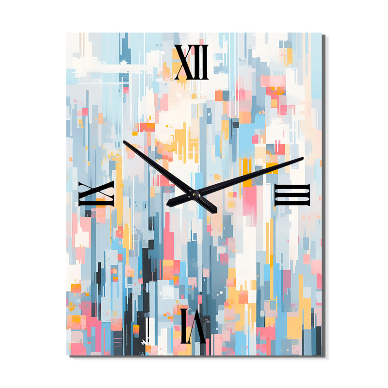 Horloge murale surdimensionnée Modern Cherry Blossom, Grand