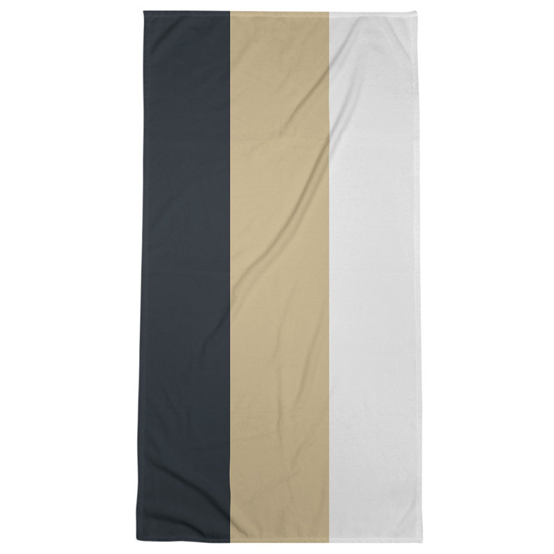 Microfiber Bath Towel, New Orleans Football Gold Accent