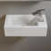 Alfi Brand 10'' White Porcelain Rectangular Bathroom Sink with Overflow