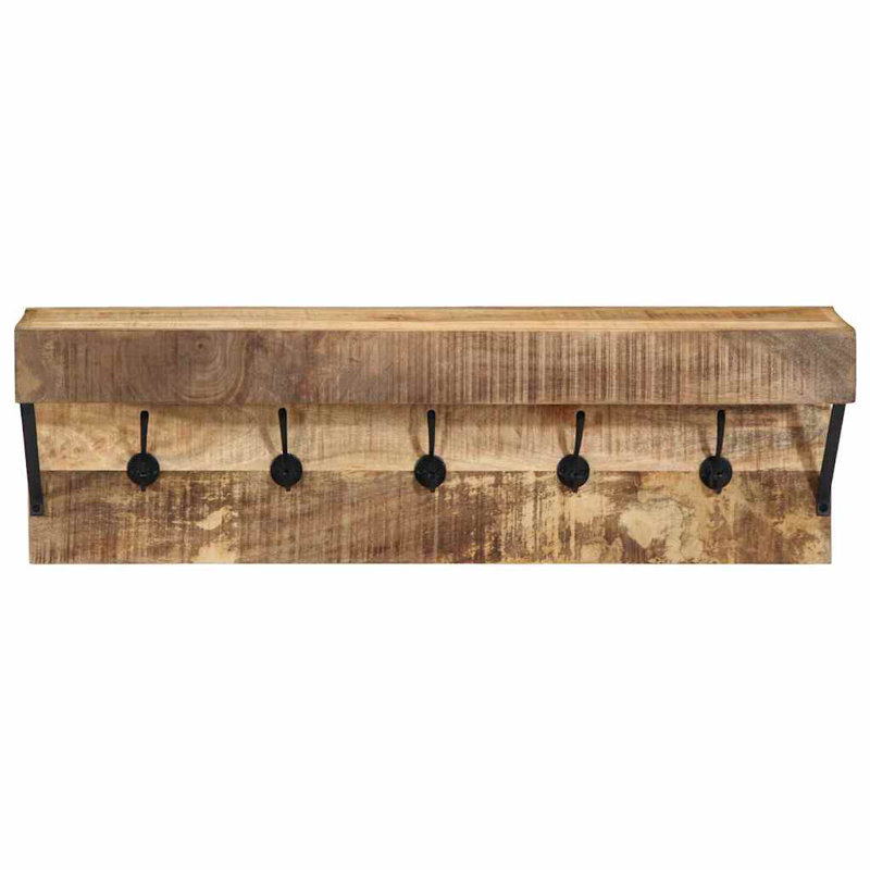 Wall Mounted Coat Rack, Brown