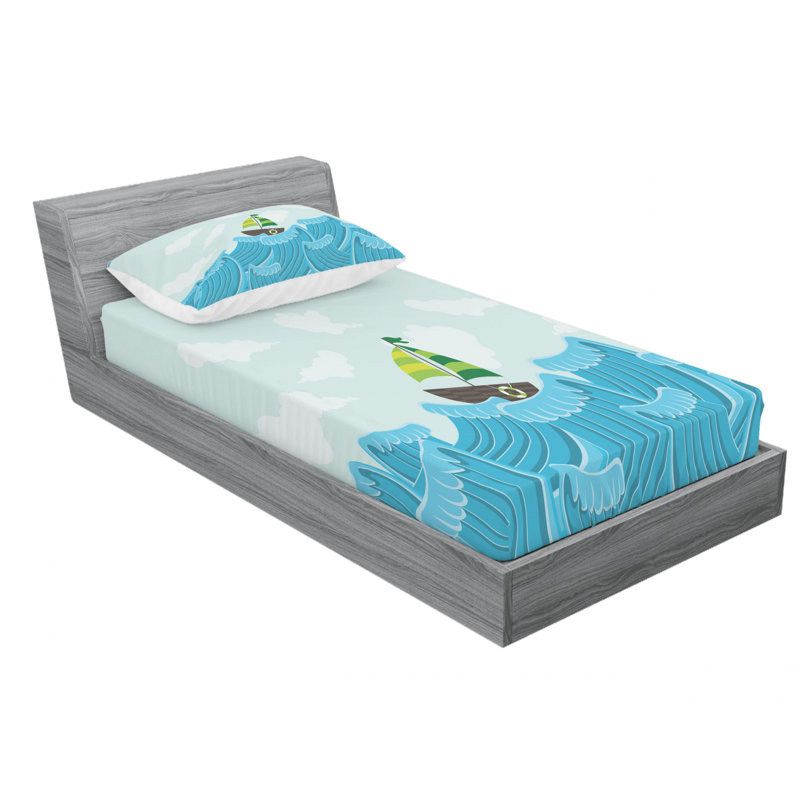 Microfiber Sheet Set, Twin XL Sheet Set with Fitted Sheet