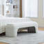 Banc de chambre rembourré sans accoudoirs de 64,96 po de largeur-129191431