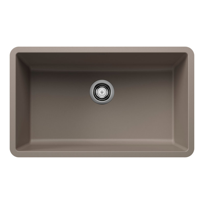 Évier de cuisine encastrable L 30 po x l 18 po Precis SILGRANIT, Truffe