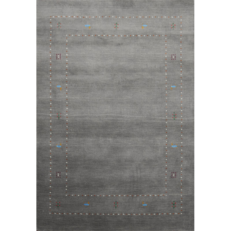 Tapis décoratif tribal fait à la main 4 x 6