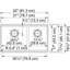 Peak 32" L x 18.75" W Double Basin Undermount Kitchen SInk-22863644
