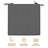 Meridian Outdoor Square Dining Seat Cushion-718988725