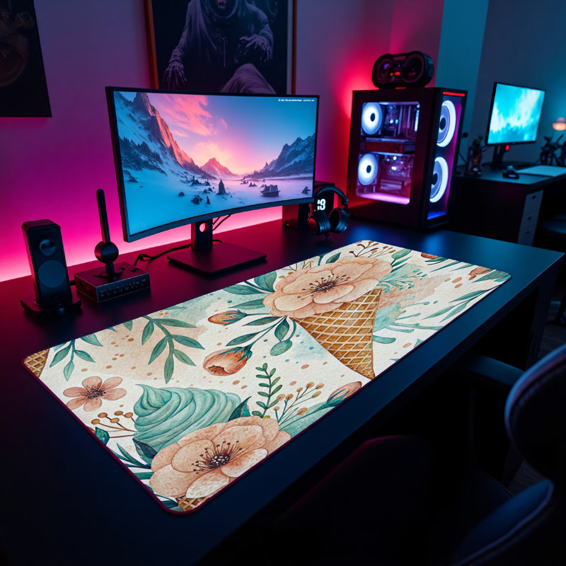 Polyester Desk Pad, 23.6x13.8