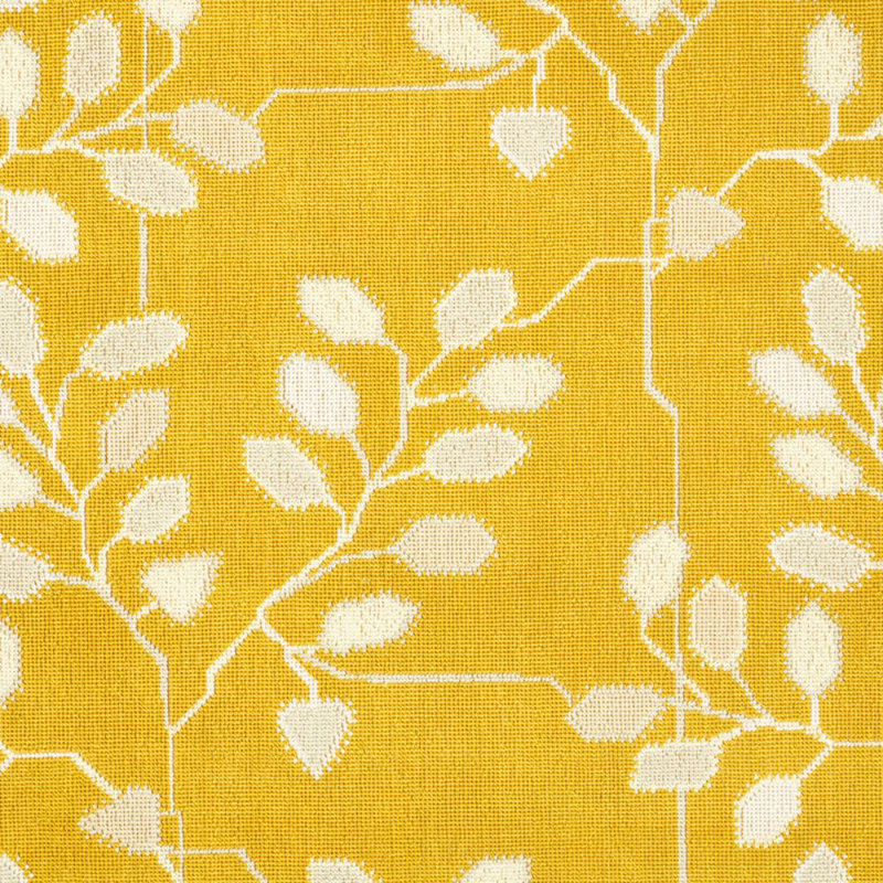 Tissu appliqué Schumacher x Neisha Crosland, Bouton d'or