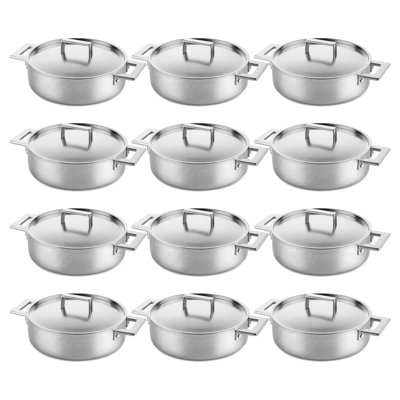 Poêle à frire antiadhésive MEPRA Attiva Tri-Ply (acier inoxydable, aluminium, acier inoxydable magnétique)