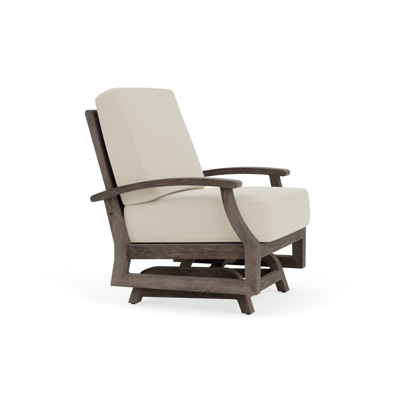 Frontier Outdoor Rocker Chair, Aman Capri, Charcoal