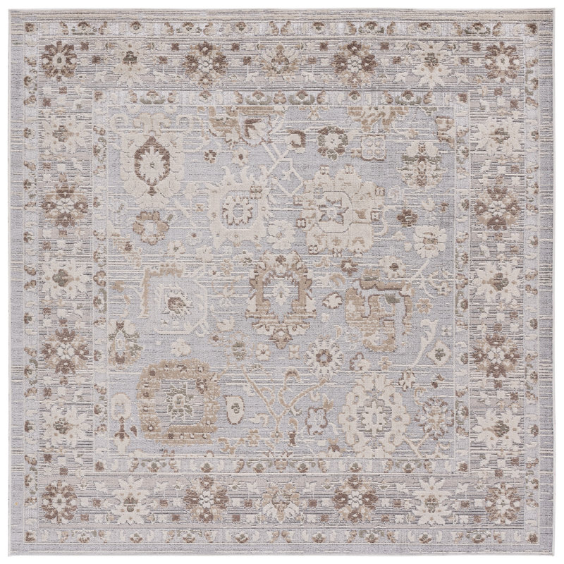 Miranda 302 Performance Oriental Rug, Square 6'6"