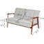 2 Seater Linen Loveseat-65865457
