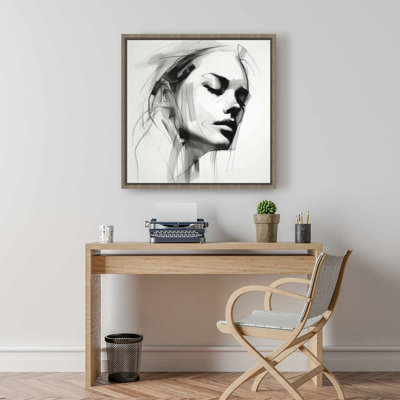 Bedroom Beauty Abstract Canvas - Feminine Traits Home Decor