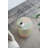 Cylindrical Garden Capiz Stool, Accent Side Table