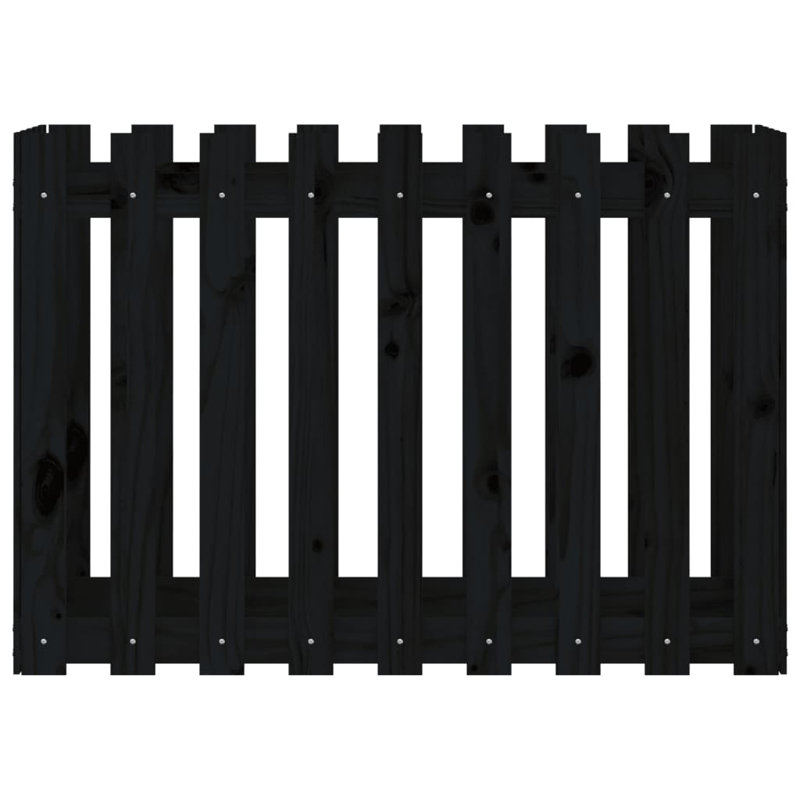 Washtenaw Wood Raised Garden Bed, 27.6" H x 39.4" W x 19.7" D, Black