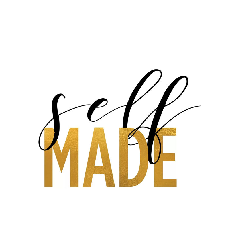 Self Made by Anna Quach - Wrapped Canvas Print, 45.72 cm H x 45.72 cm W