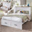 Lit double escamotable Murphy avec station de charge, lit plateforme pliable multifonctionnel avec 1 grand tiroir de rangement pour chambre d'amis, petite chambre-642417736-642417743