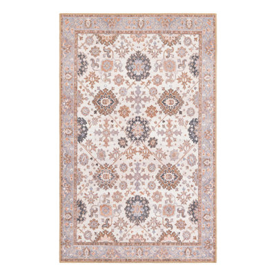 Memnune Performance Chenille Floral Indoor Rug