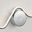 Heidamos 1 - Light Dimmable Chrome Flush Mounted Sconce