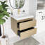 Meuble-lavabo mural simple de 24 po avec plateau en résine Jamaul-1315465283