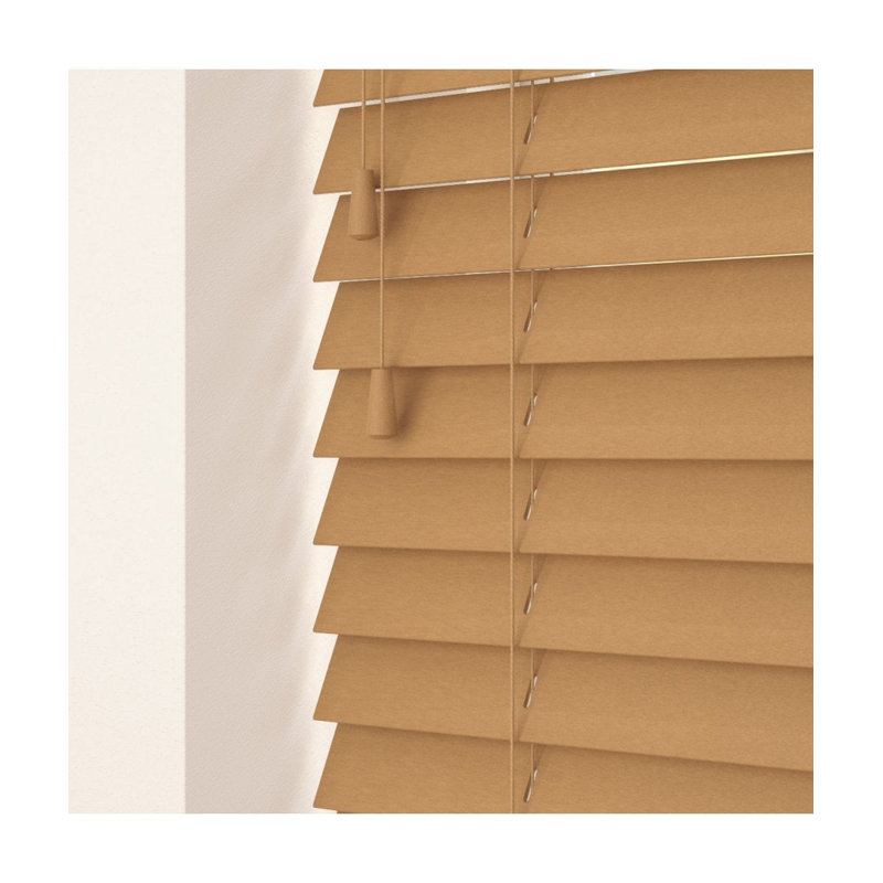 Room Darkening Wood, Caramel Brown, 60cmW x 120cmL