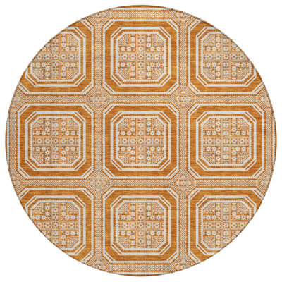 Premium Machine Washable Elize AMF1451 Geometric Rug