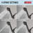 4-Spray Handheld Shower Head, Shower Head with Hose 2.5 GPM-88837143
