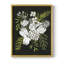 Alabaster Bouquet II, reproduction encadrée - bois massif-1570440802