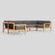 Haven 6 - Person Modular Patio Conversation Sets with Cushions