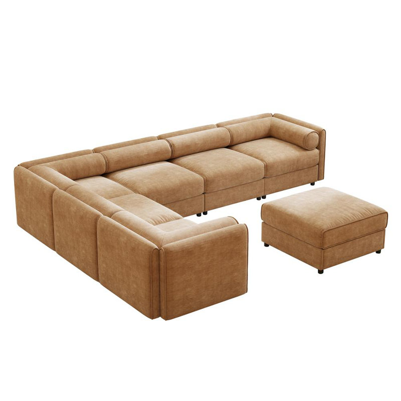 6-Piece Modular Sectional (Camel)