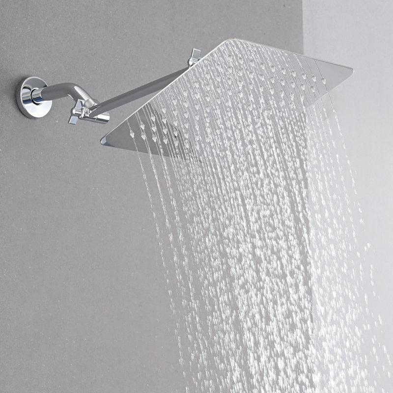 Pomme de douche entièrement réglable, Argent