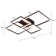 Ranbir 4 - Light 37'' Unique/Statement Square / Rectangle LED Flush Mount