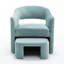 Fauteuil demi-tonneau avec repose-pieds Kyah-220945854