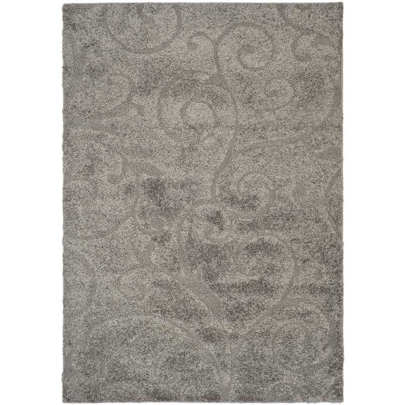 Benedetti Hooked Rug, Rectangle 122 x 183 cm, Grey