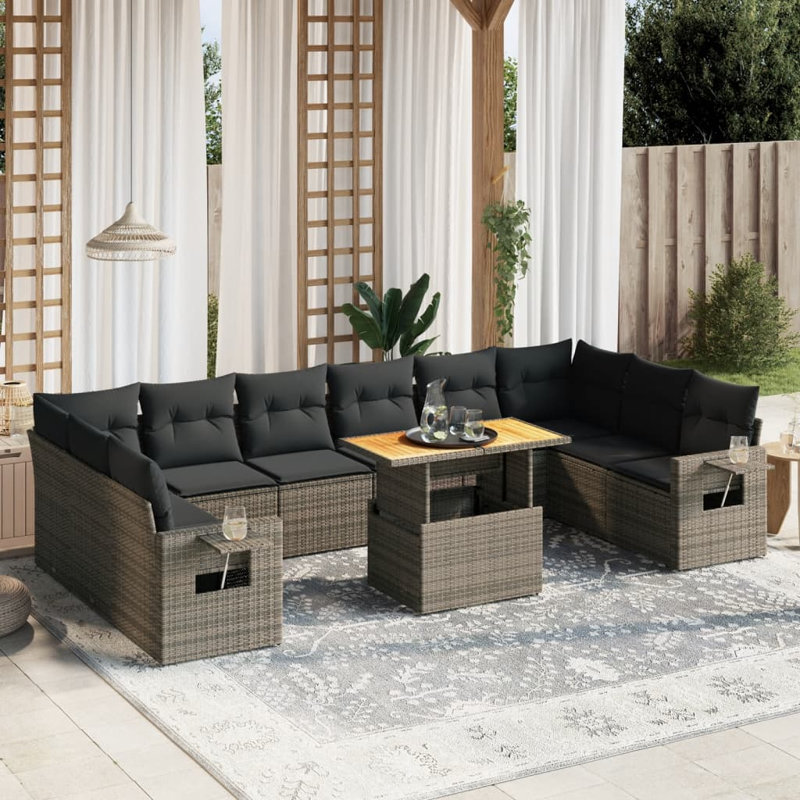 Ensemble de canapé de jardin Vidaxl