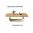 Gesling Solid Wood Top Coffee Table-1320522901