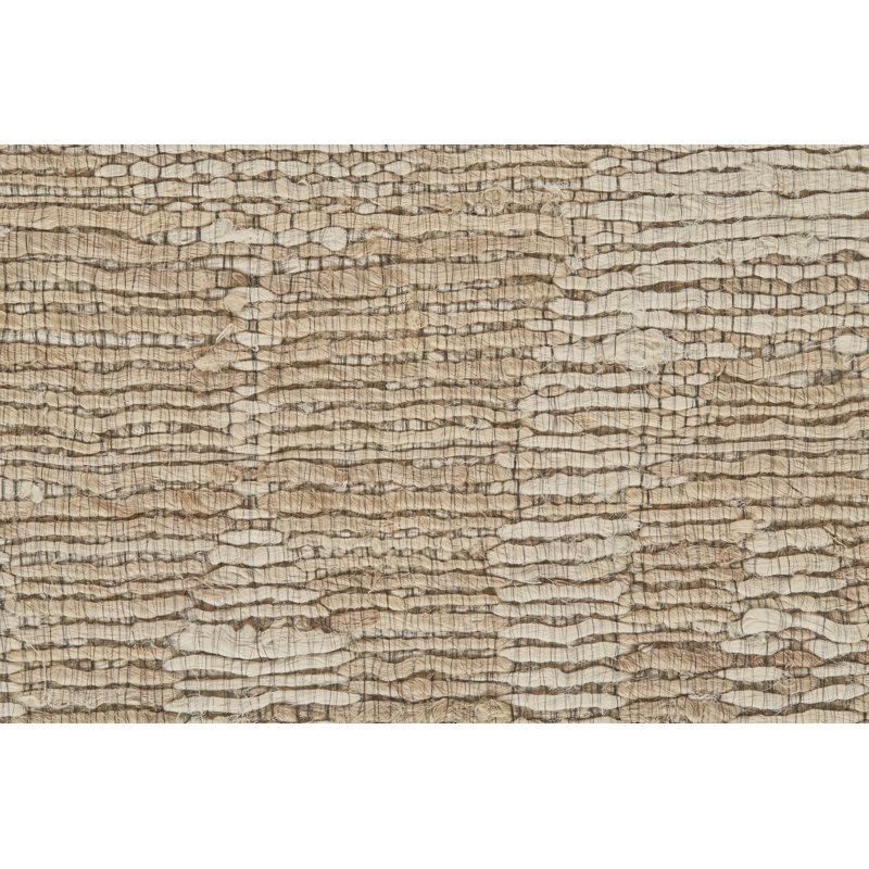 Tapis géométrique crocheté à la main en jute / coton Ayssa, Rectangle 5 pi x 8 pi