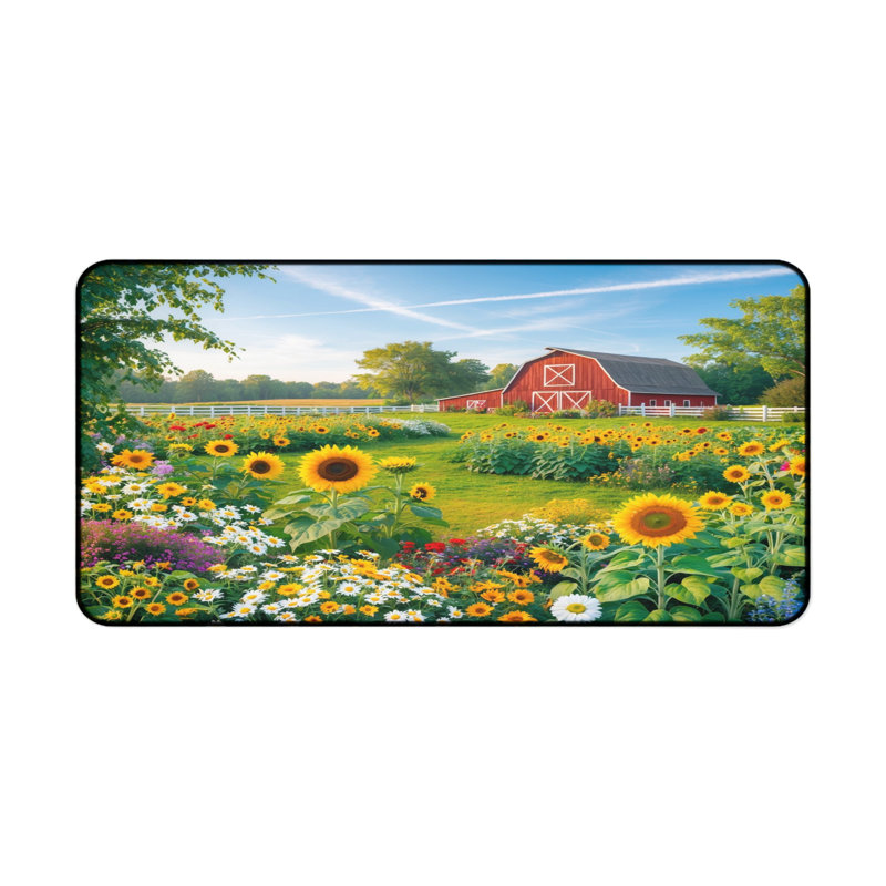 Polyester Desk Pad, 14.4x12.1