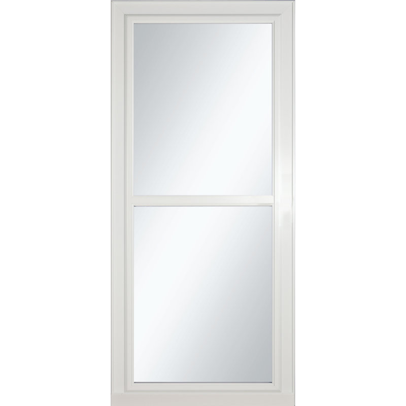 80 Series Split Fullview with Retractable Screen (handle sold separately), White, 30" x 81"