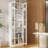 86.7'' H X 23.6'' W Book Cabinet Storage Bookcase With 7 Shelves With Glass Doors-1293247418