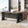 Ottovile 63'' W Executive Desk with File Cabinet for Home Office