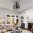 17.7 ''  Farmhouse Caged Ceiling Fan With Light Kit and Remote Control