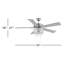 Ventilateur de plafond avec lustre en cristal à DEL à 5 pales 52 po Bainbridge-572300173
