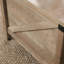 Table basse à plateau relevable, finition brune