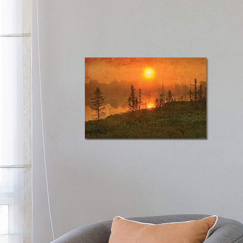 Canada. Wetland Sunrise. by Jaynes Gallery - Wrapped Canvas Gallery-Wrapped Canvas Giclée, 45.72cm H x 66.04cm W