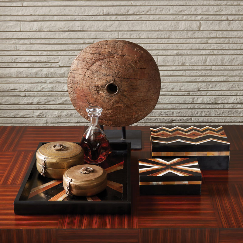 Antique Cart Wheel on Stand Sculpture