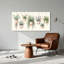 Ensemble de 1 tableau sur toile représentant des plantes suspendues-129281501-129281500
