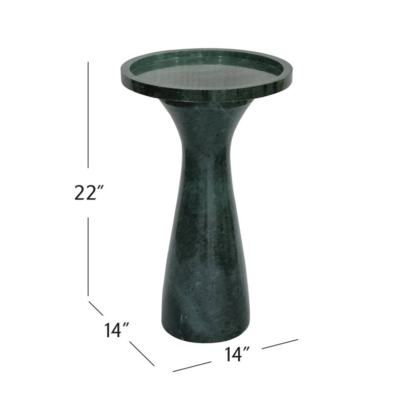 Baird Marble Accent Table, Emerald