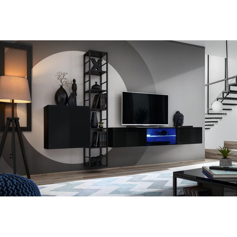 Unfinished Entertainment Centre for TVs up to 75", Black