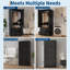 Solution de rangement durable et élégante en panneau de fibres à densité moyenne 2 portes et 2 garde-robes-2061491168